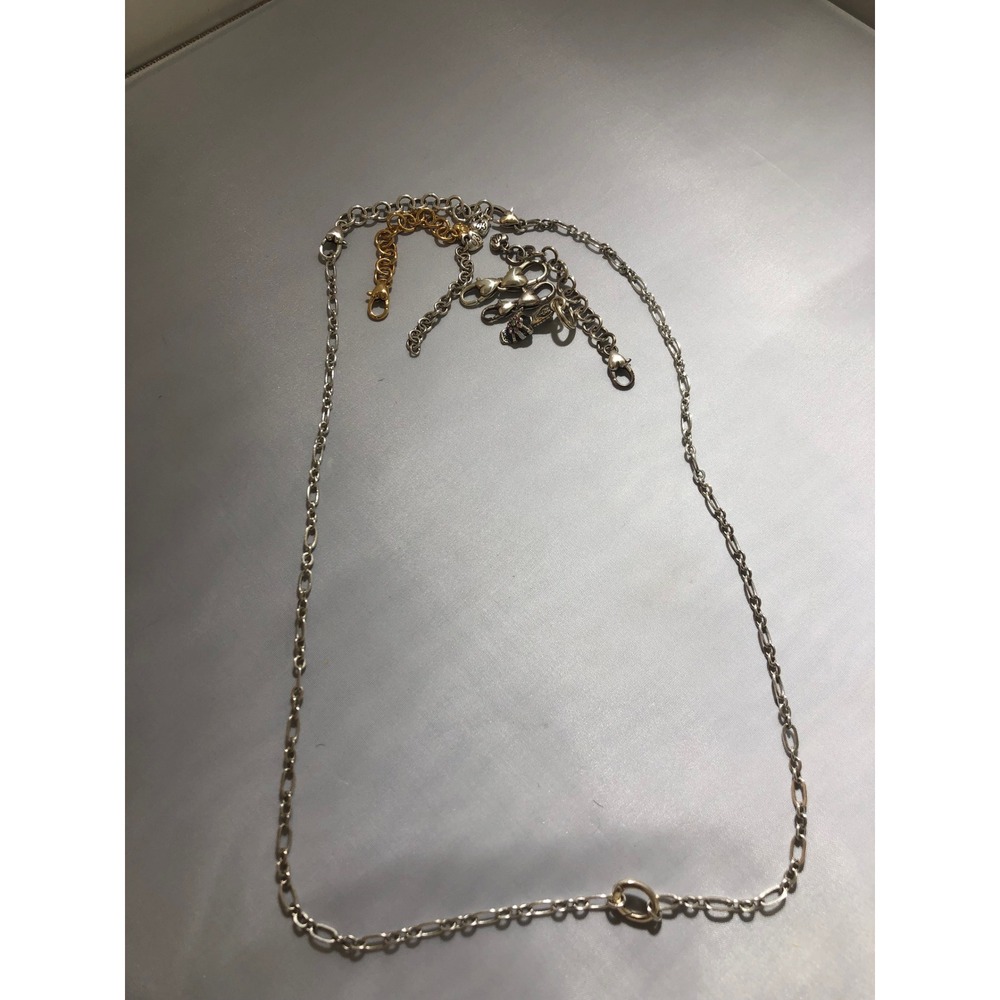 Brighton Silver Gold Tone Heart Charm Necklace Set High Heel Shoe Pendant Lot